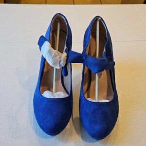 Syktkmx Women's Mary Jane Shoes, 8 1/2